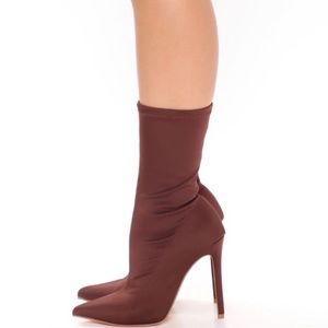 Catch Me Later Bootie - Chocolate